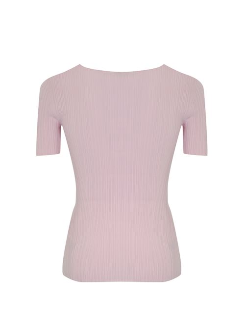 Maglia a costine con fiore Elisabetta Franchi | MK55B51E2544